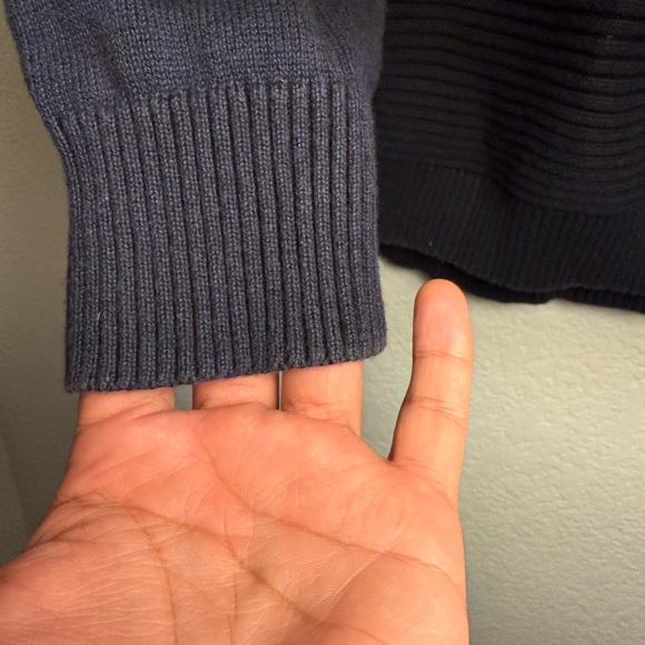 INC International Concepts Navy Sweater Men’s Size Medium - Picture 4 of 8